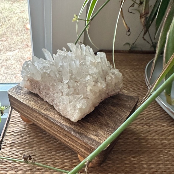 Clear Quartz Crystal Cluster BEST HEALING CRYSTAL 0.62 pounds - Picture 6 of 11